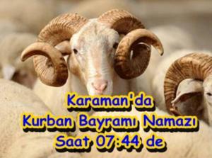 Bayram Namaz�  Saat 07:44 de