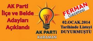 AK Parti Adaylar� Tescil Edildi
